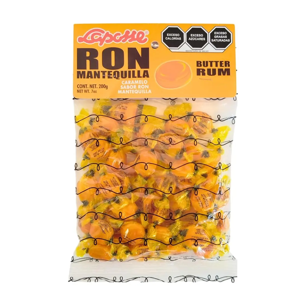 Caramelo ron mantequilla Laposse (200 g / 7 oz) - Thumbnail 5