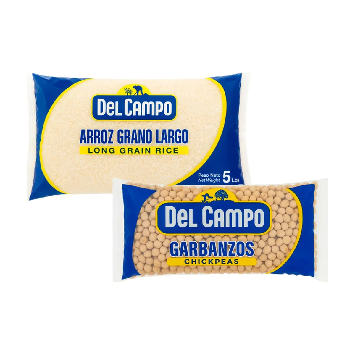 Arroz de grano largo Del Campo + Garbanzos Del Campo