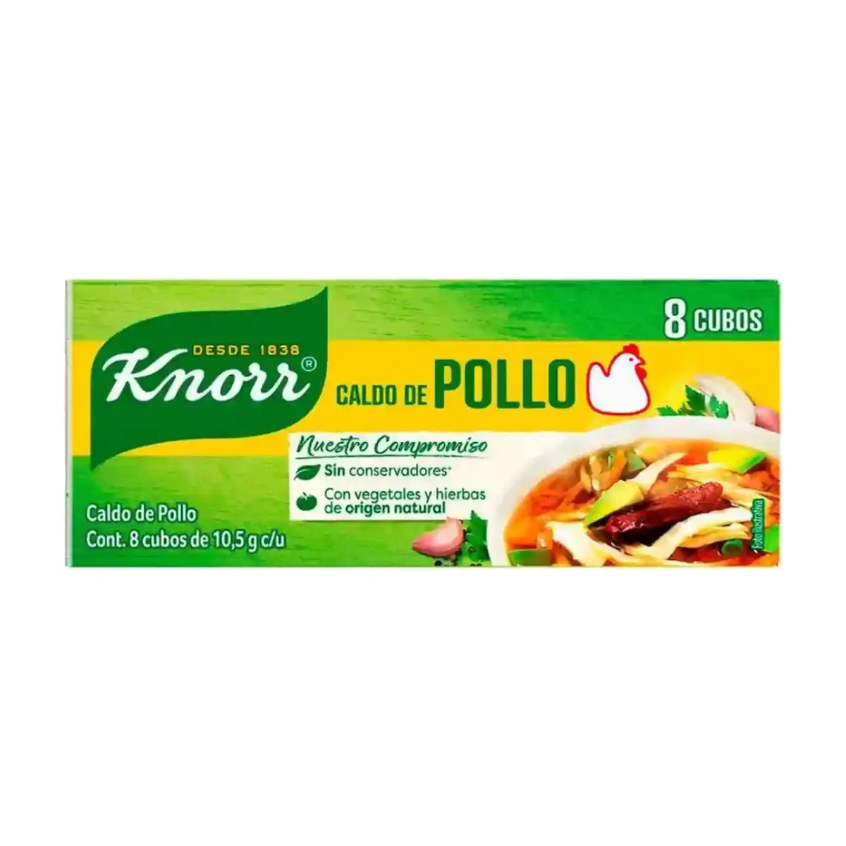Caldo de pollo en cubos Knorr (84 g / 2.9 oz) - Thumbnail 2