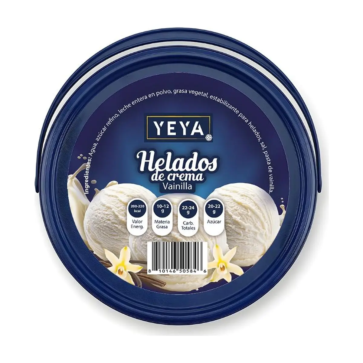 Helado de crema sabor a vainilla YEYA (4 L) - Thumbnail 3