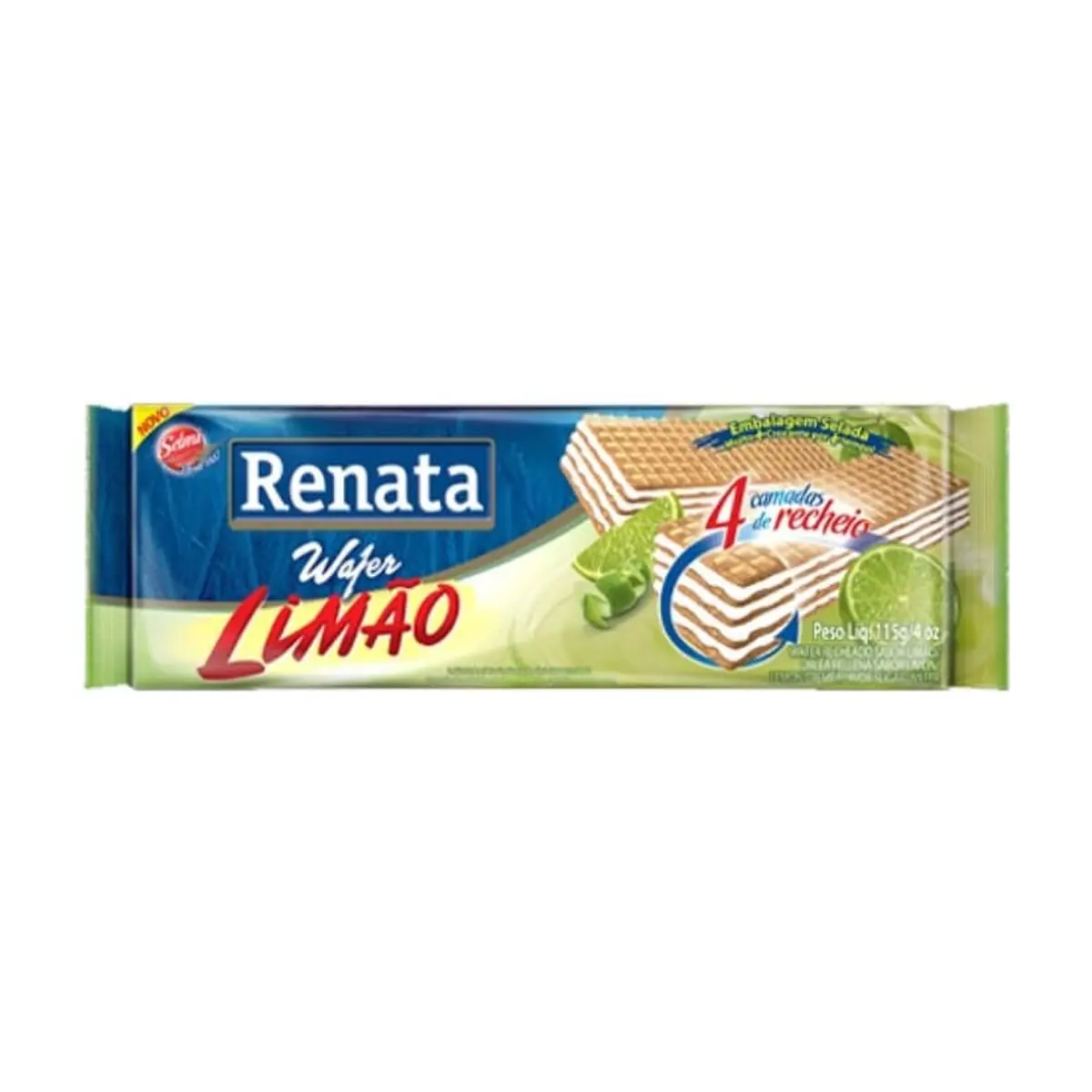 Wafer Sabor Limón (115g) RENATA