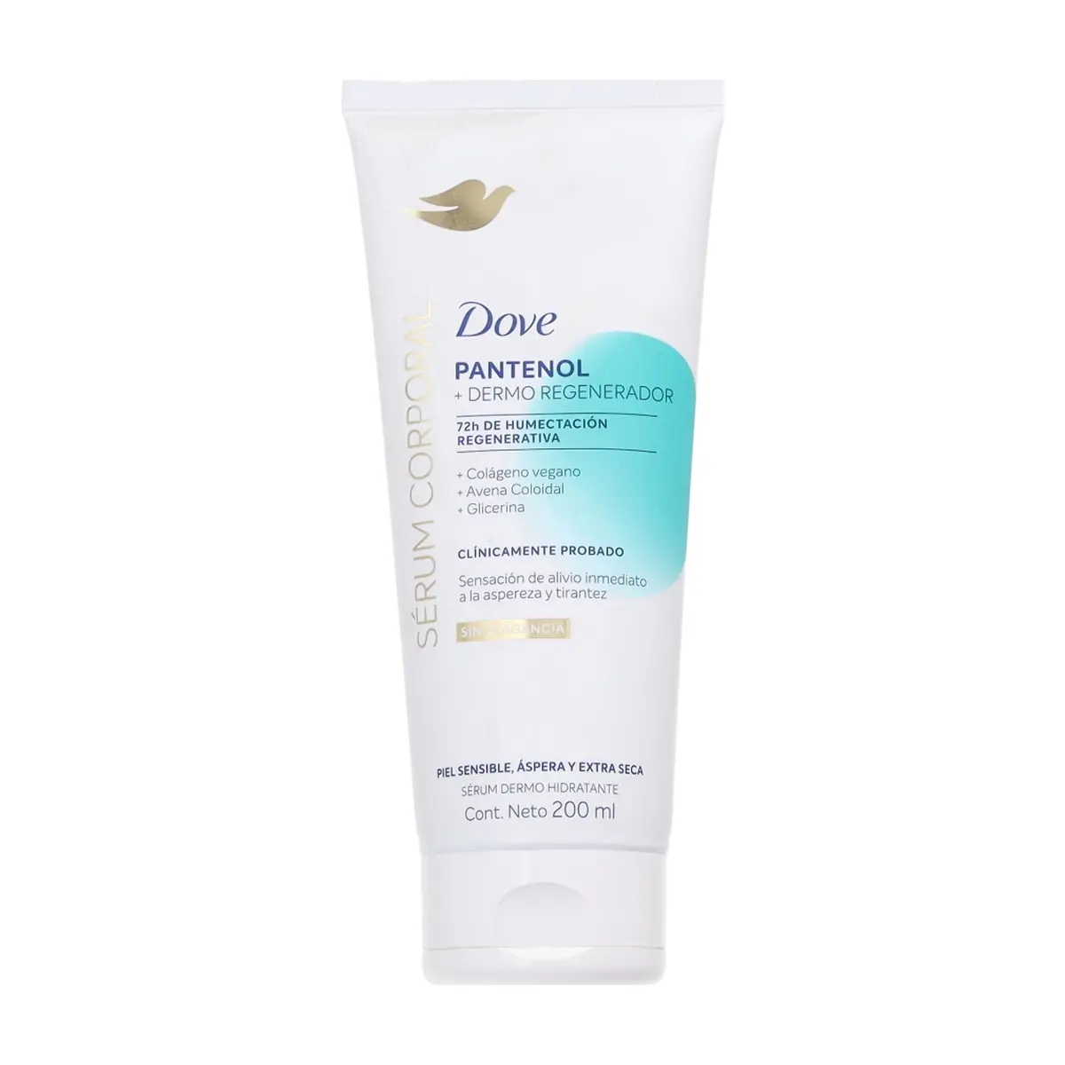 Crema corporal serum con Pantenol Dove (200 ml)