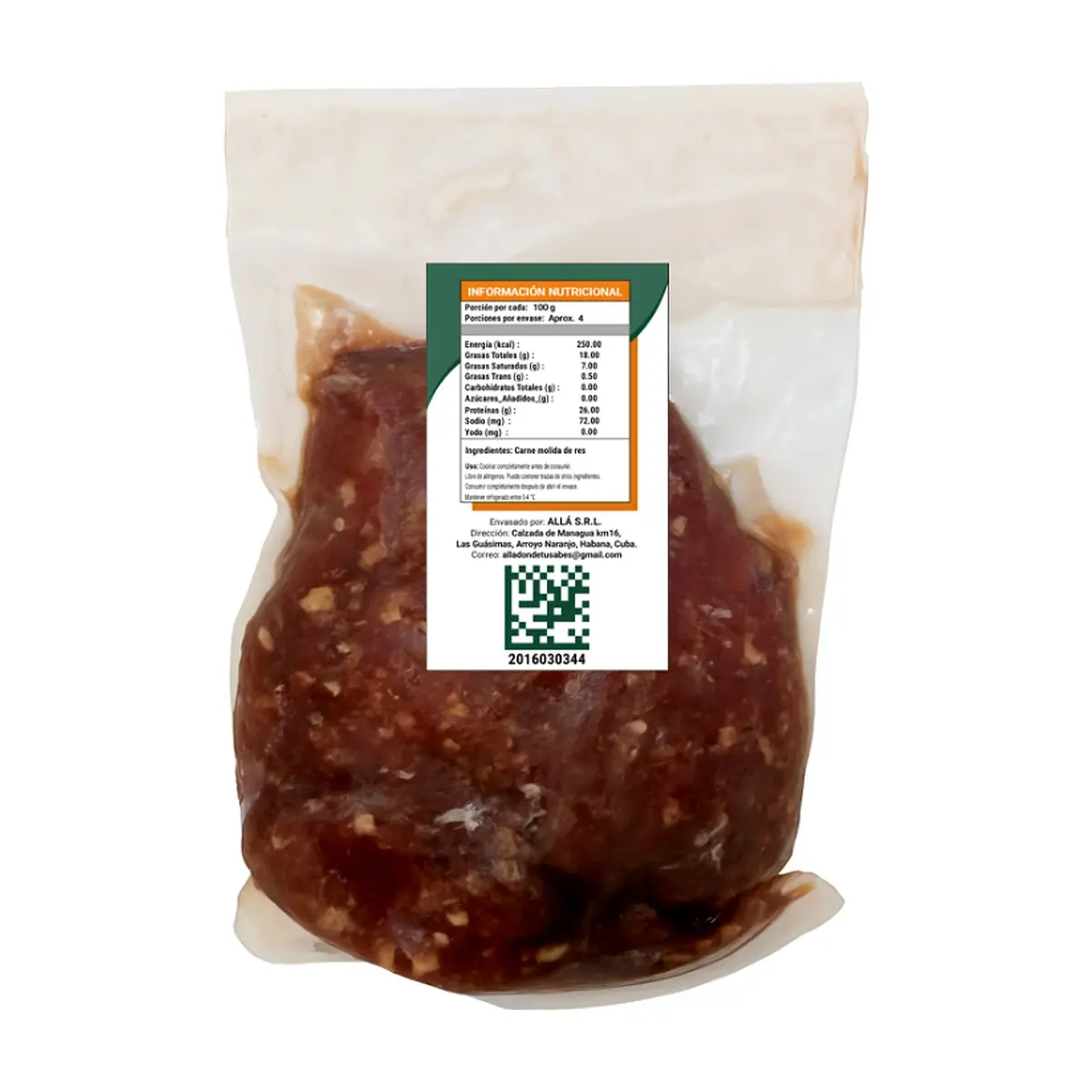 Picadillo de res 20% grasa ALLÁ (454 g / 1 lb) - Miniatura 7