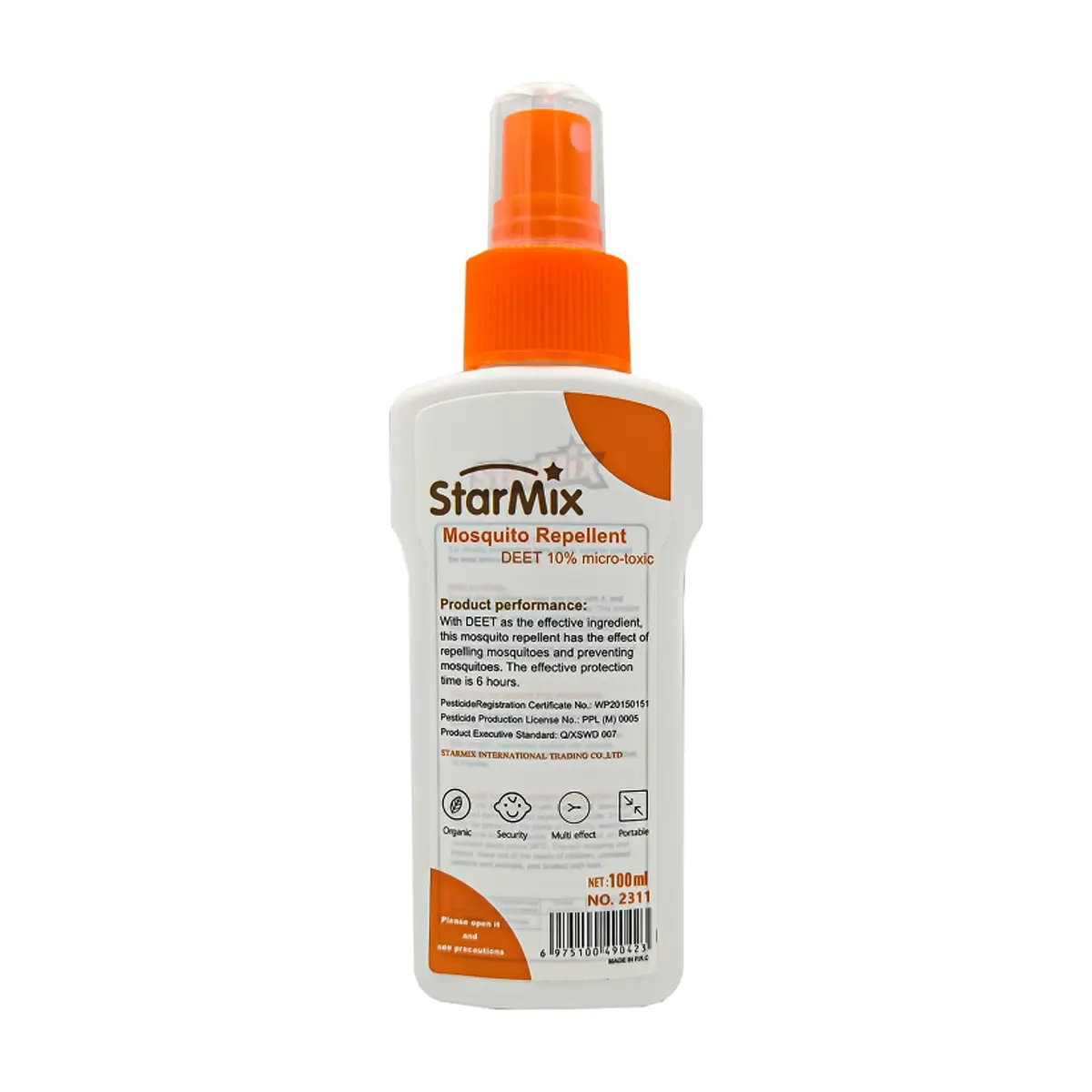 Repelente de mosquitos de protección prolongada Starmix (100 ml) - Thumbnail 2