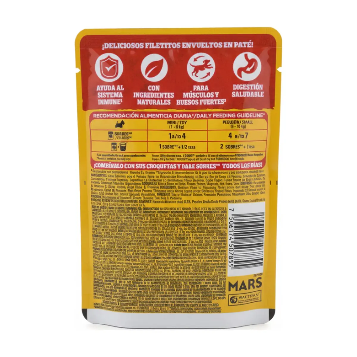 Alimento para perro de razas pequeñas sabor res en paté Pedigree (85 g / 2.99 oz) - Thumbnail 2