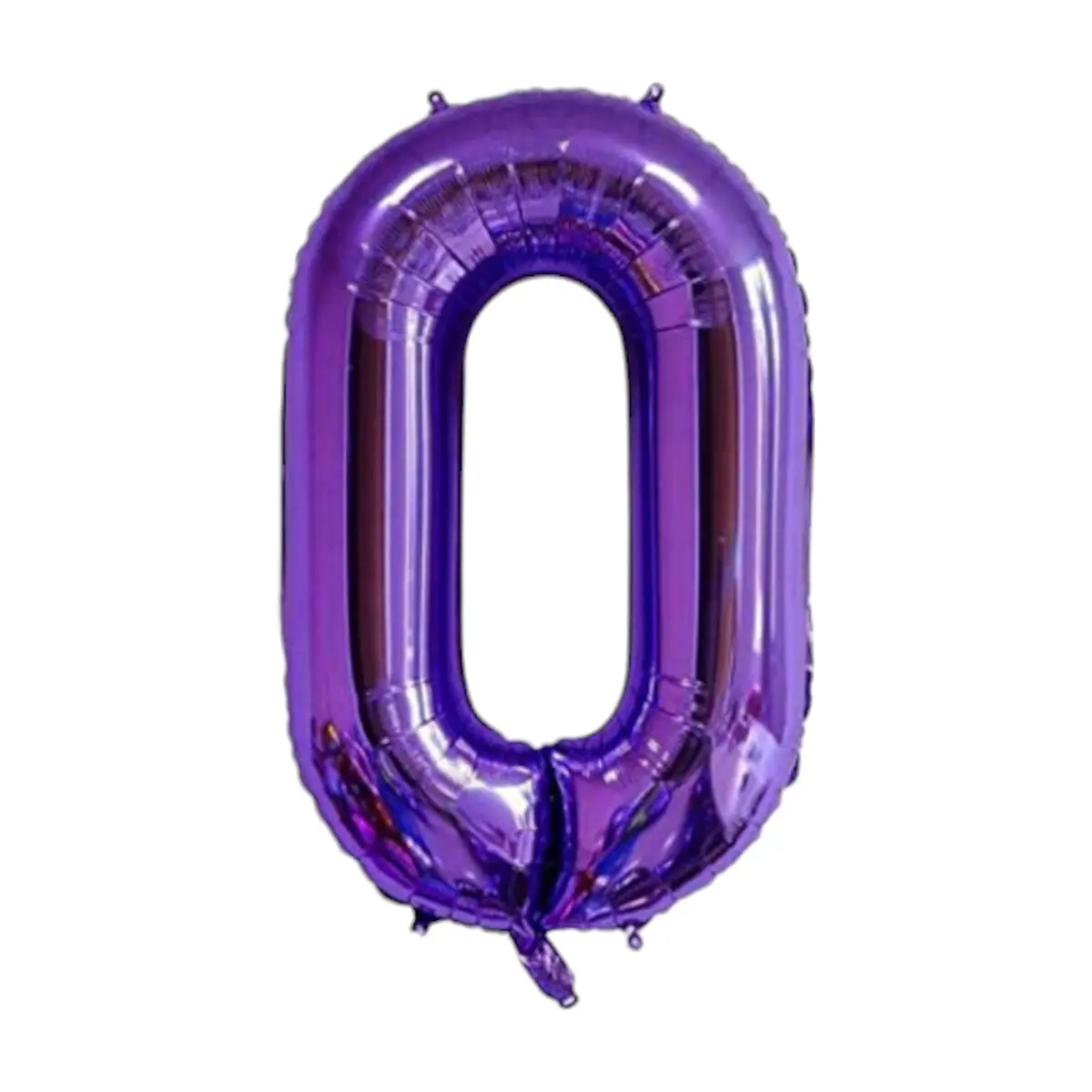 Globo morado número 0 de 32 pulgadas Balloon