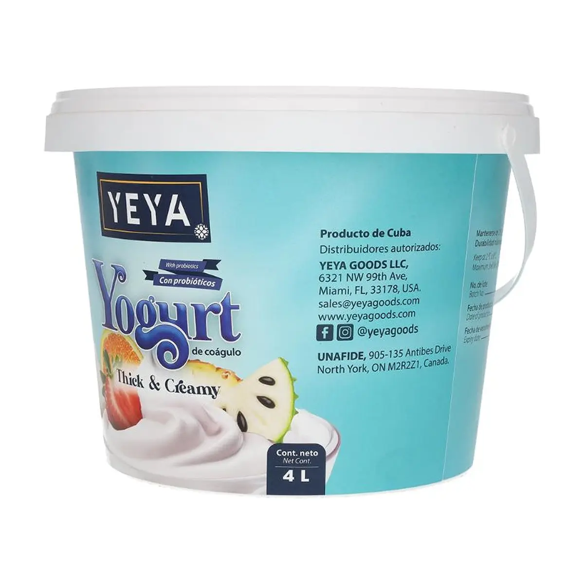 Yogurt de naranja con probióticos YEYA (4 L) - Thumbnail 3