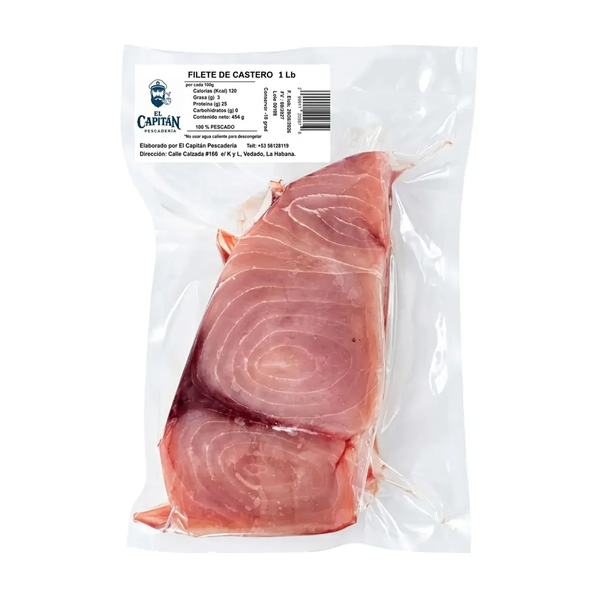 Filete de Castero 1Lb. El Capitan