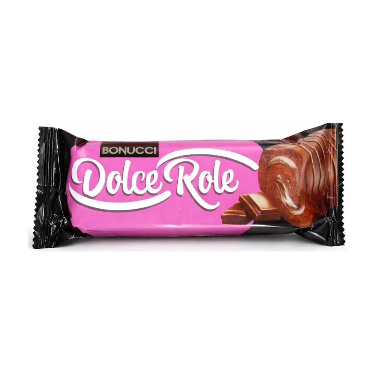 Pastel de cacao decorado con crema de cacao Dolce Role Bonucci (50 g / 1.76 oz)