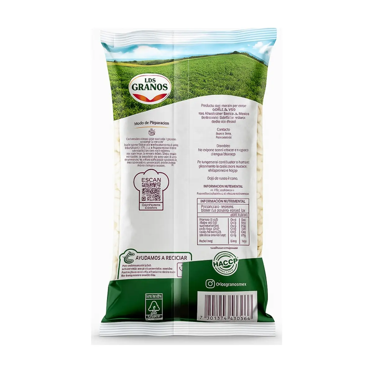 Poroto blancos Los Granos (1kg / 2.2lb) - Thumbnail 2