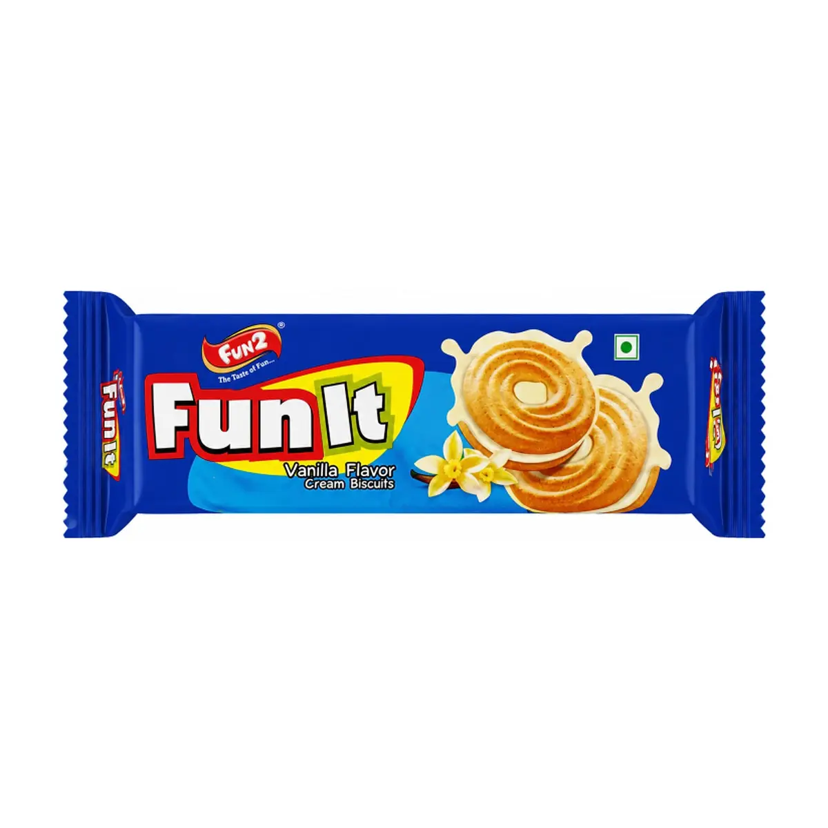 Galleta de crema con sabor a vainilla Fun It Fun2 (36 g / 1.27 oz)