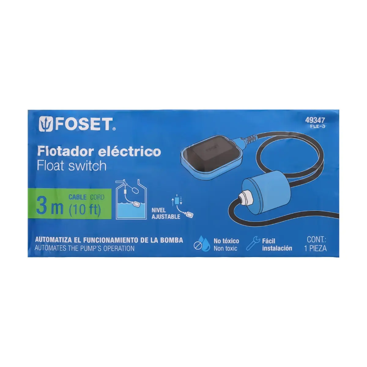 Flotante eléctrico-automático Foset FLE-3 - Thumbnail 4