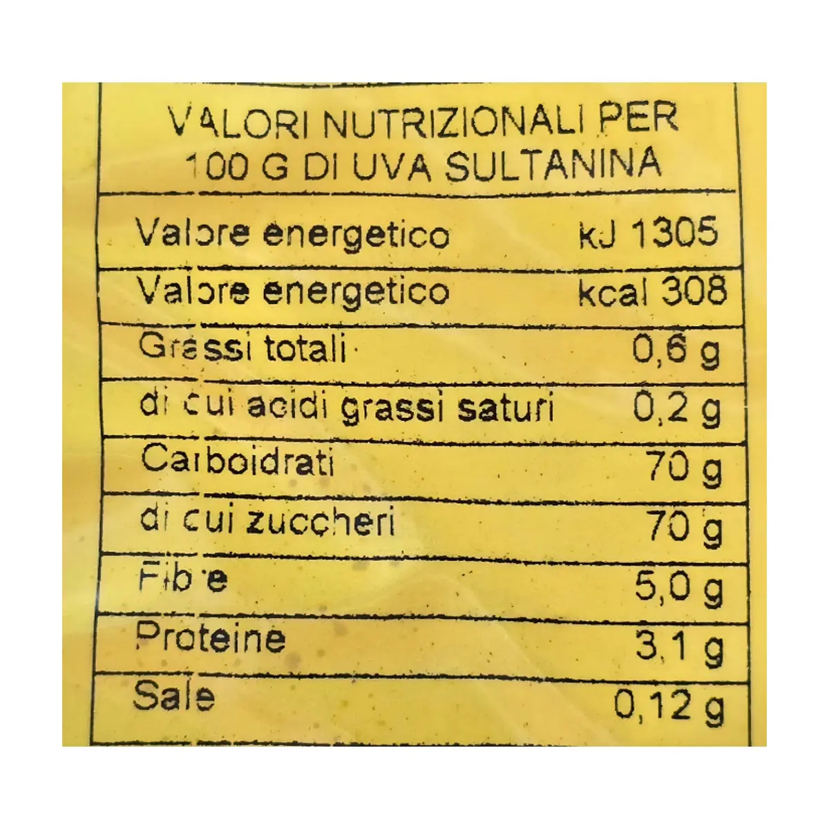 Uvas pasas Life (500 g / 17.6 oz) - Thumbnail 8
