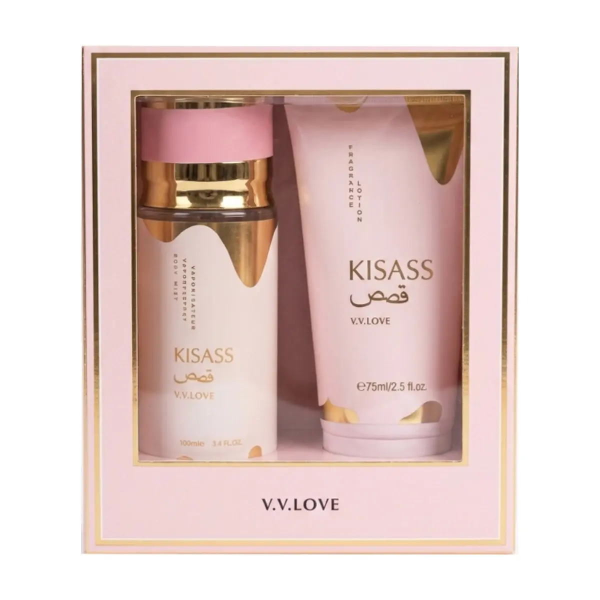 Kit de colonia y crema para mujer mujer Kisass Mist V.V.Love - Thumbnail 2