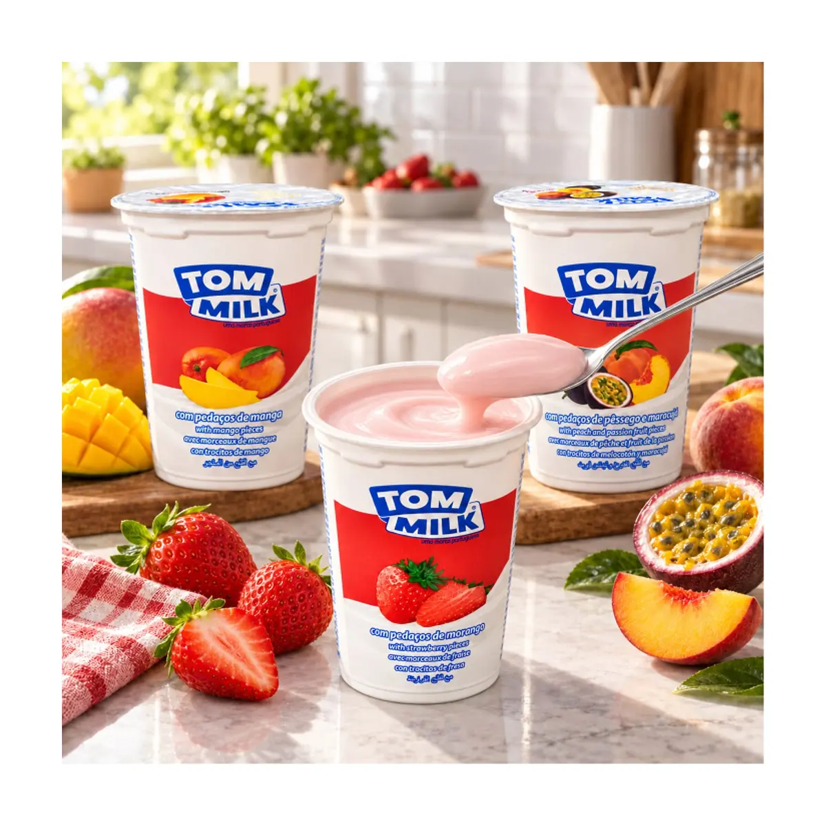 Combo mixto de yogures Tom Milk (9 x 500 g / 1.10 lb) - Thumbnail 5