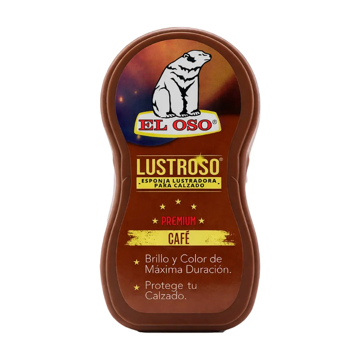 Esponja lustradora para calzados color carmelita El Oso - Thumbnail 3