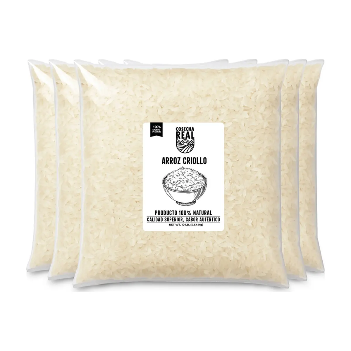 Arroz criollo Cosecha Real (5 x 4.54 kg / 10 lb)
