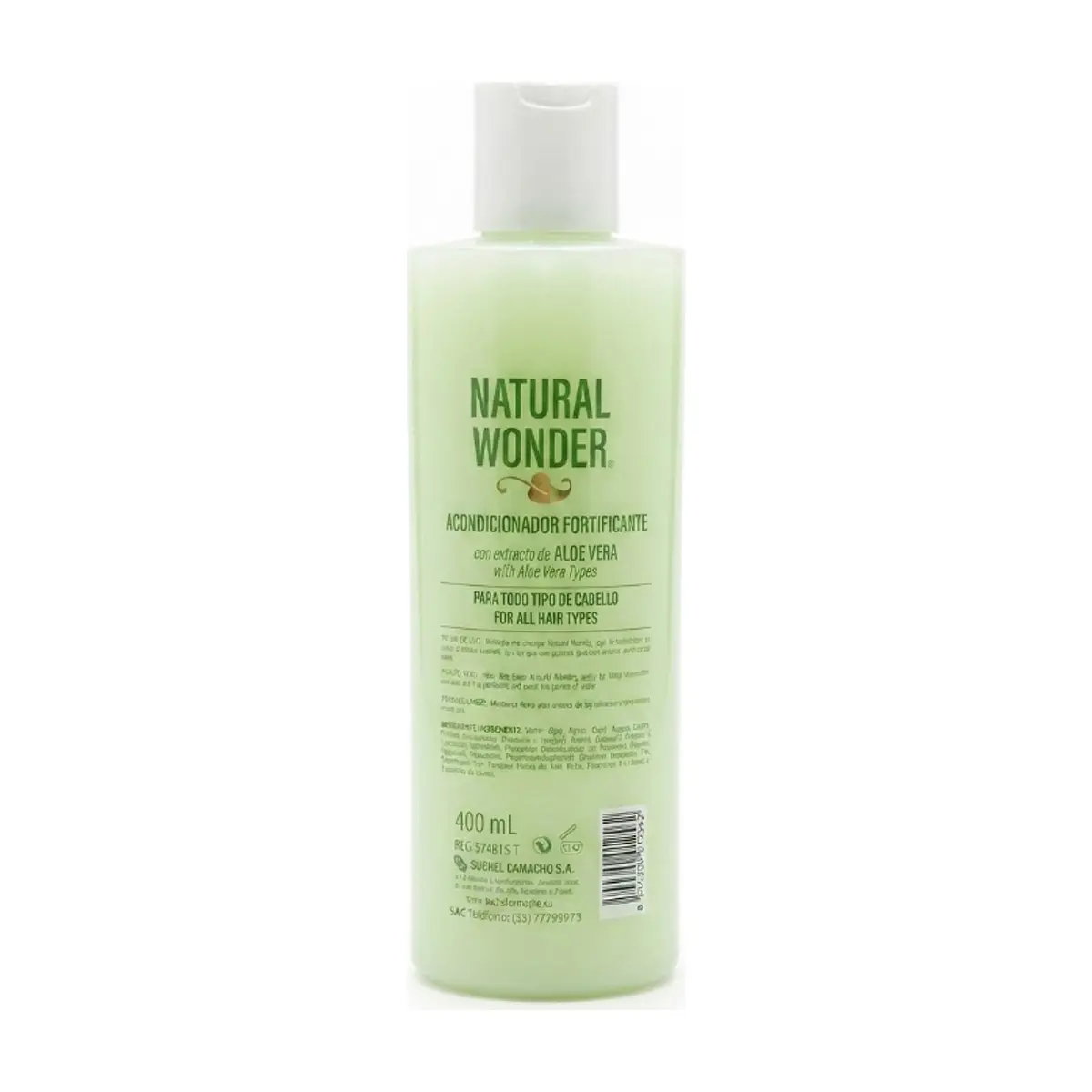 Juego de champú y acondicionador fortificante con aloe vera Natural Wonder (2 x 400 ml) - Miniatura 3