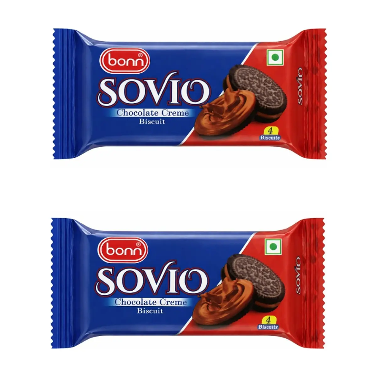 Galletas Sovio con crema de chocolate Bonn (2 x 30 g / 1.06 oz)