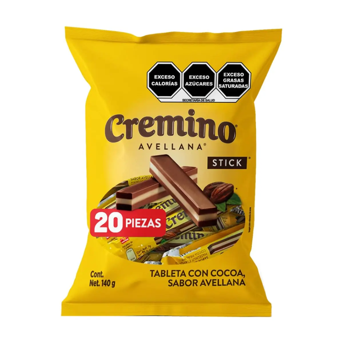Tabletas con cocoa sabor avellana Cremino (140 g / 4.93 oz) - Thumbnail 2