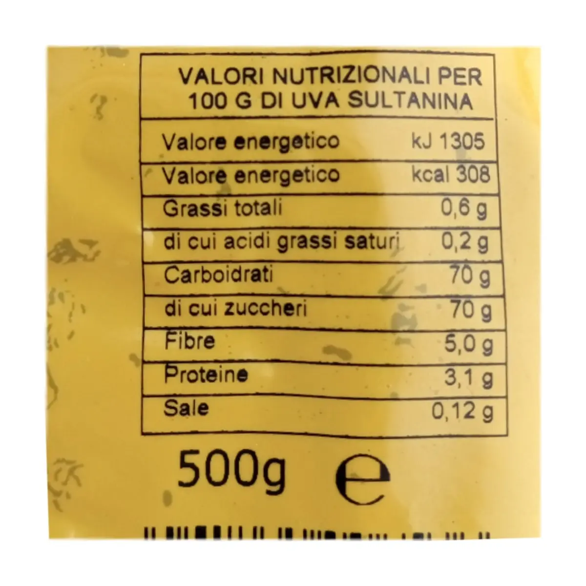 Uvas pasas Life (500 g / 17.6 oz) - Thumbnail 3