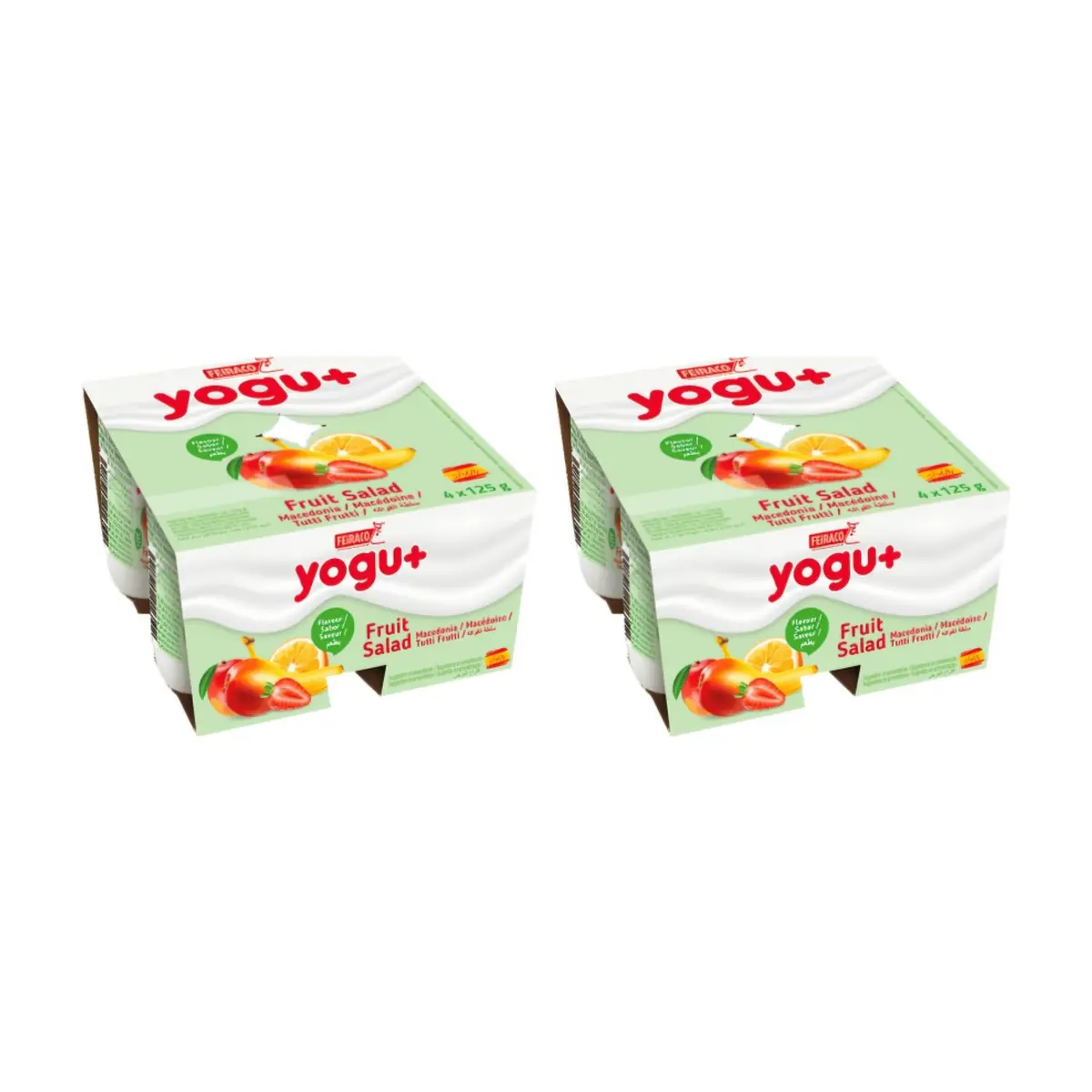 Yogur pasteurizado sabor a macedonia (8 x 125 g) - Miniatura 1