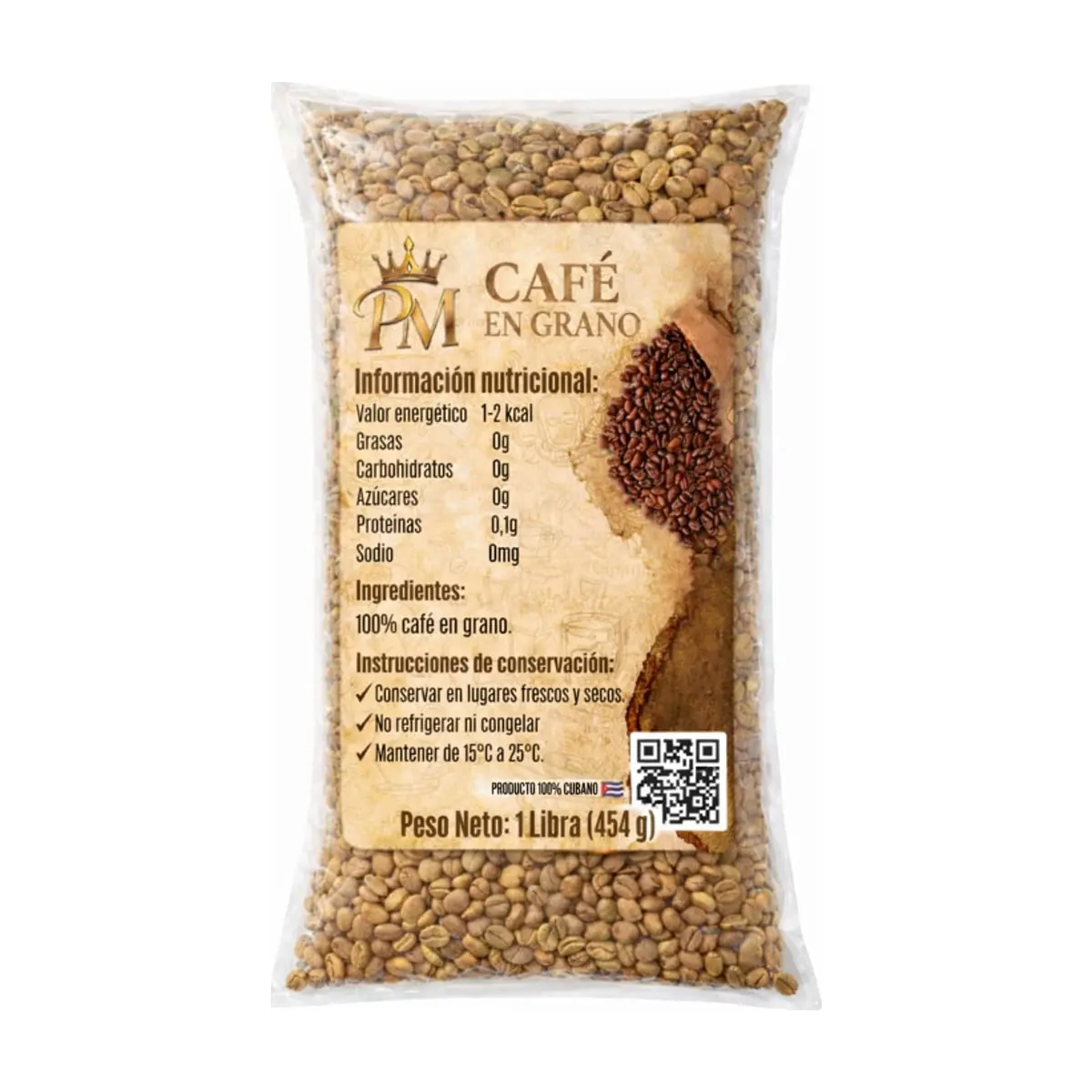 Café en grano PM (454 g / 1 lb) - Imagen 1