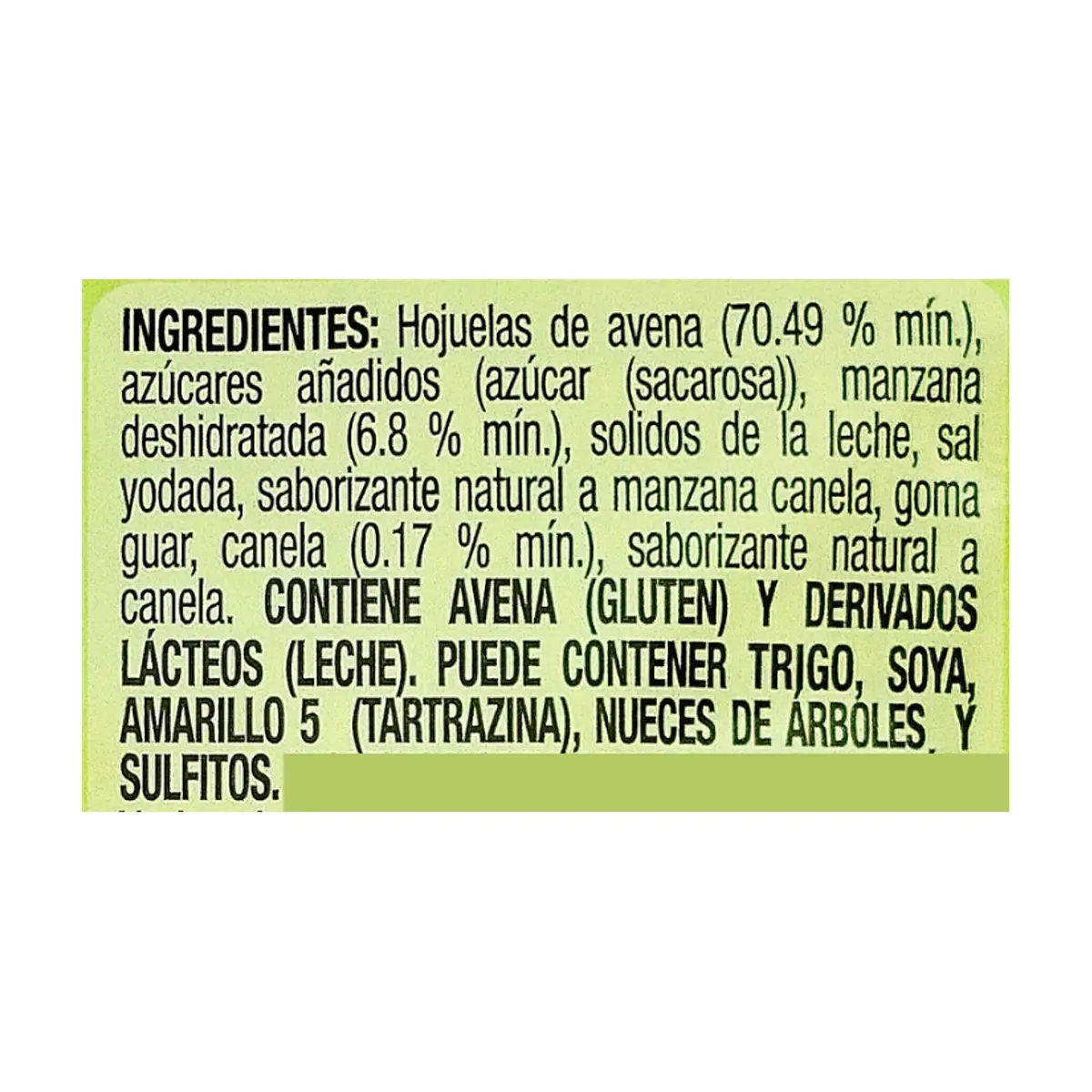 Cereal de avena instantánea sabor a manzana y canela Great Value (40 g / 1.4 oz) - Thumbnail 3