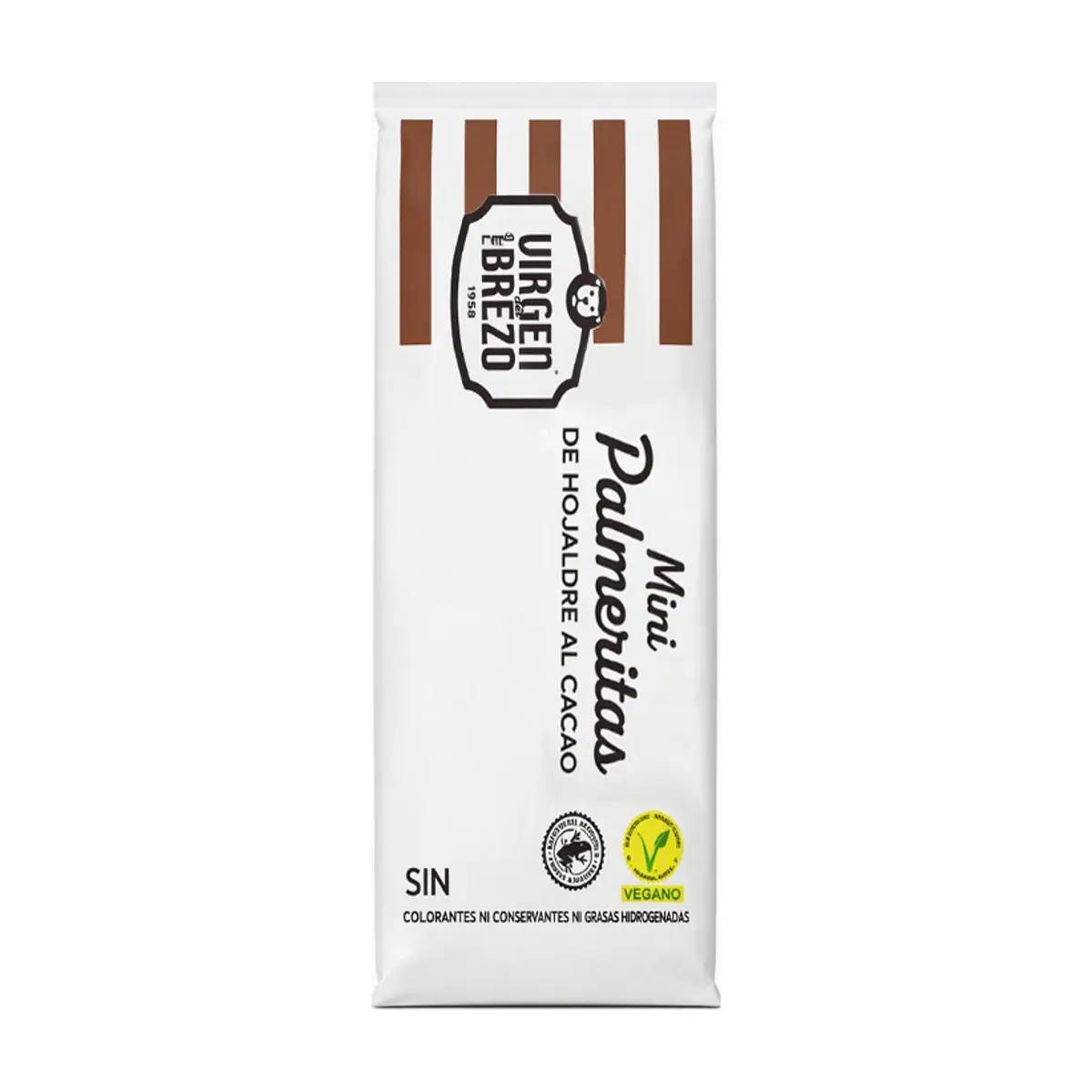 Mini palmeritas de hojaldre al cacao Virgen del Brezo (175 g / 6.17 oz) - Miniatura 2