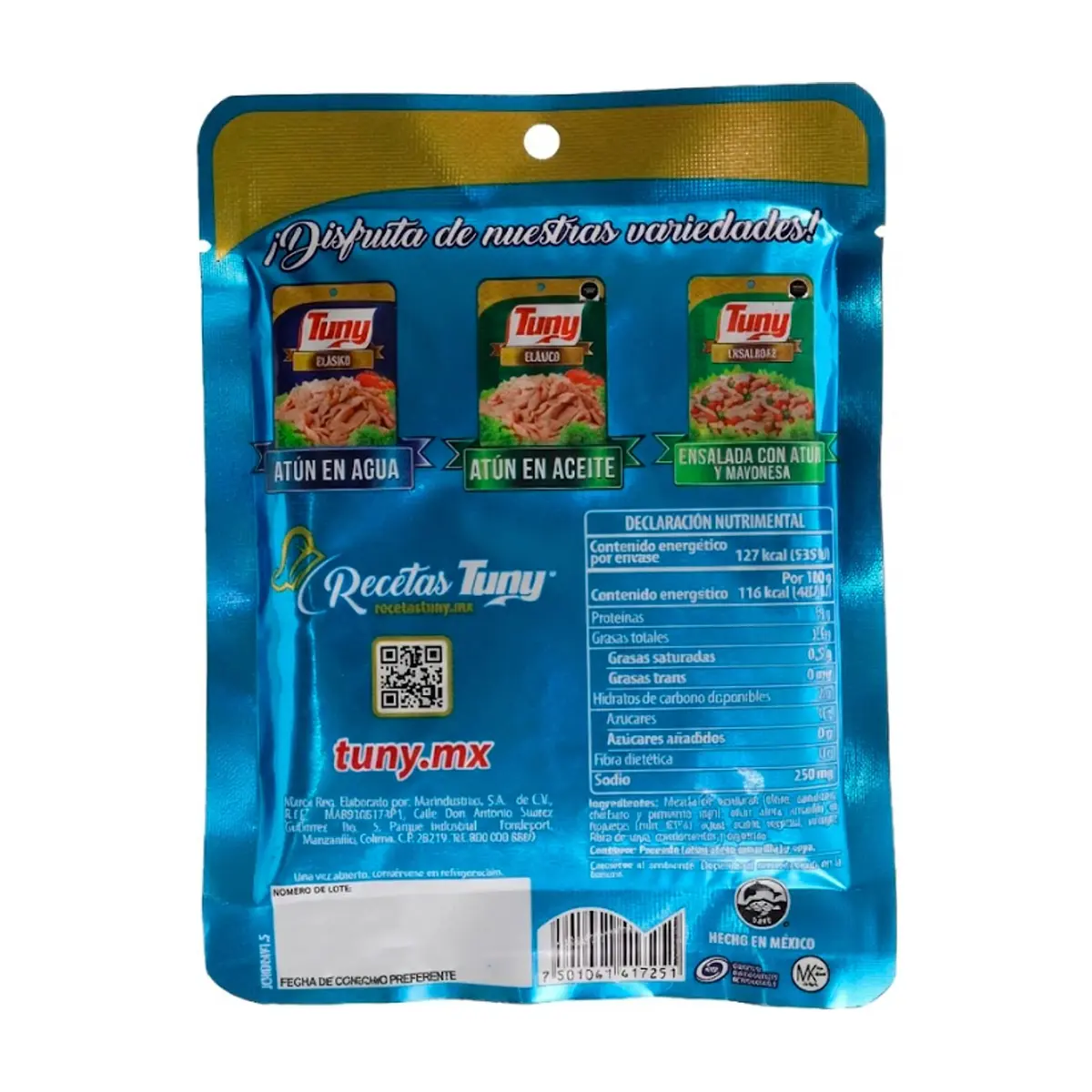 Ensalada con atún sin mayonesa Tuny (110 g / 3.88 oz) - Thumbnail 4