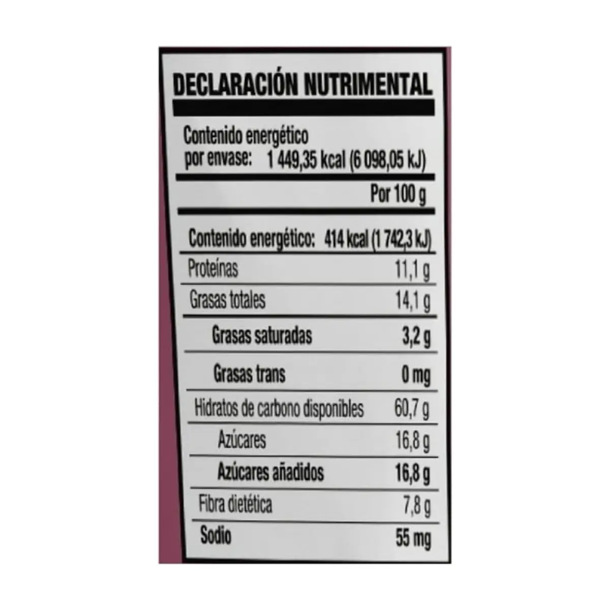 Granola con frutas y nueces Great Value (300 g / 10.58 oz) - Thumbnail 3