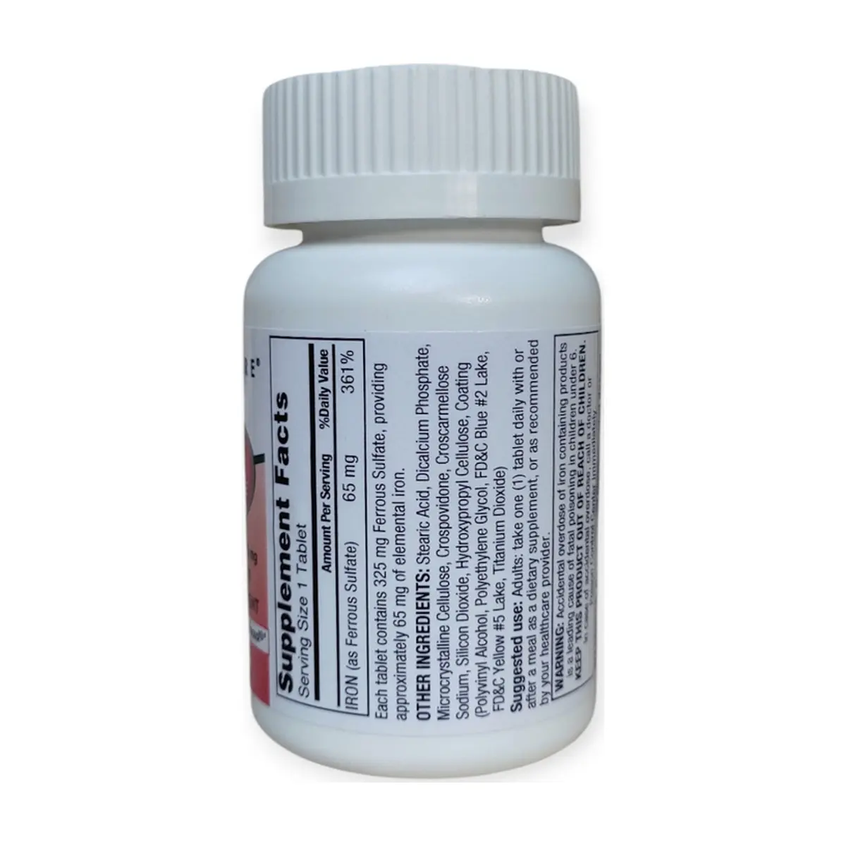 Sulfato ferroso de hierro 325 mg Gericare (100 tabletas) - Thumbnail 3
