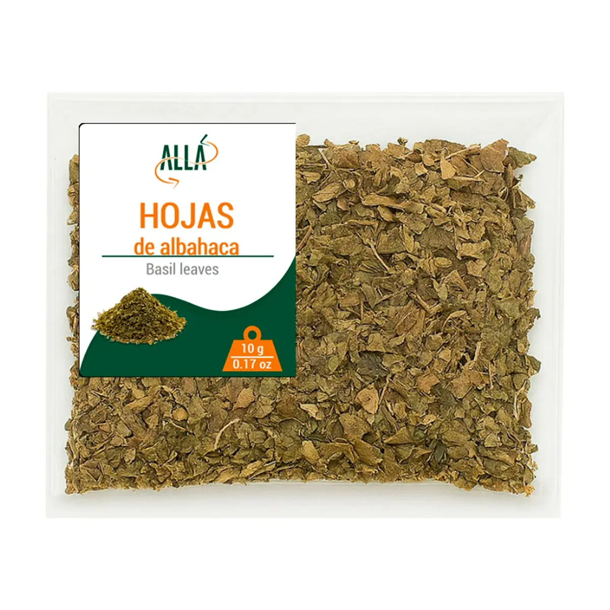 Hojas de albahaca ALLÀ (10 g)
