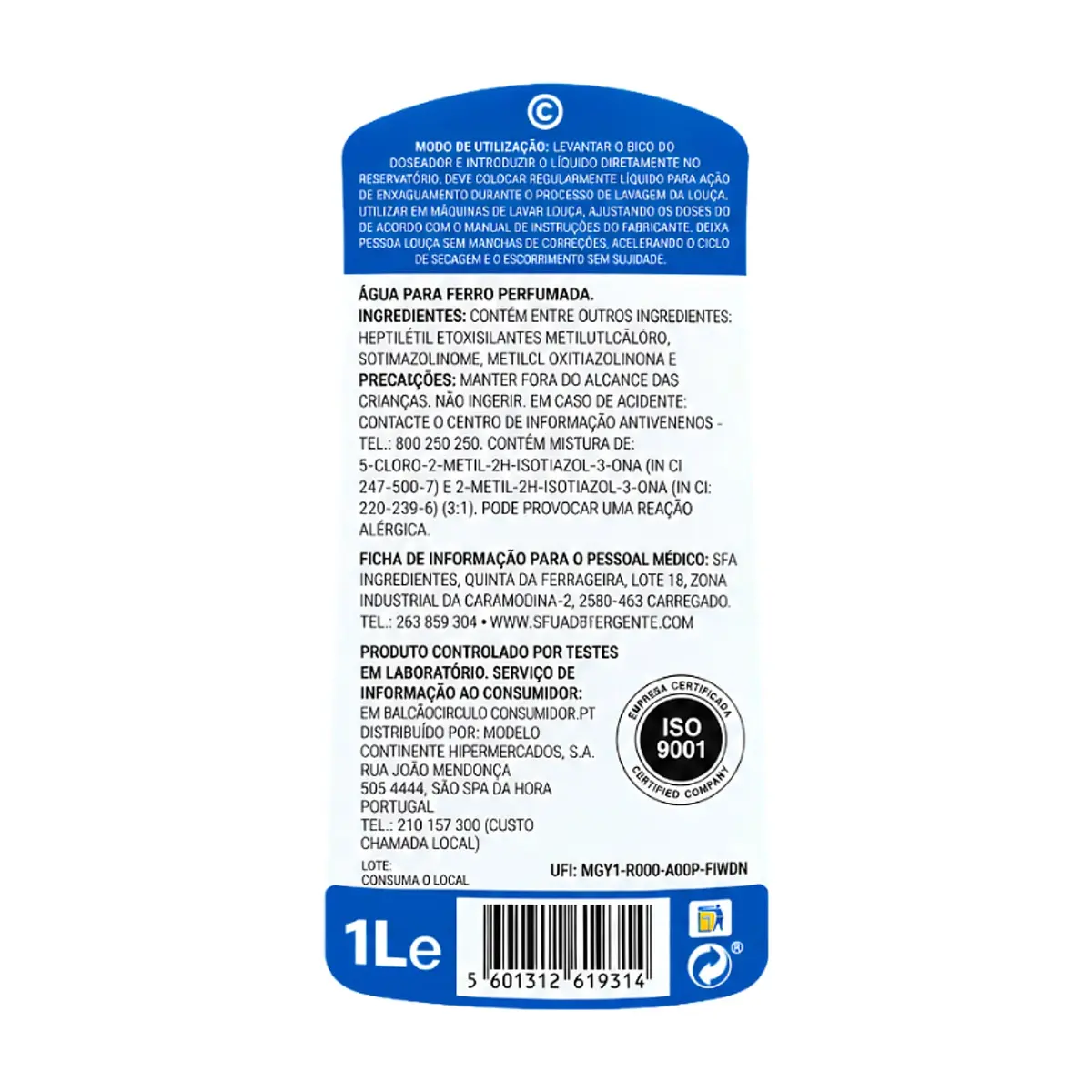 Agua perfumada para planchar Power+ Floral Continente (1 L / 33.81 floz) - Thumbnail 3