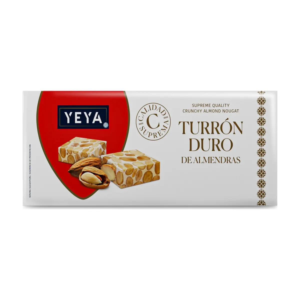 Turrón duro de almendras - Alicante - Calidad Suprema YEYA (150 g / 5.3 oz) - Thumbnail 2