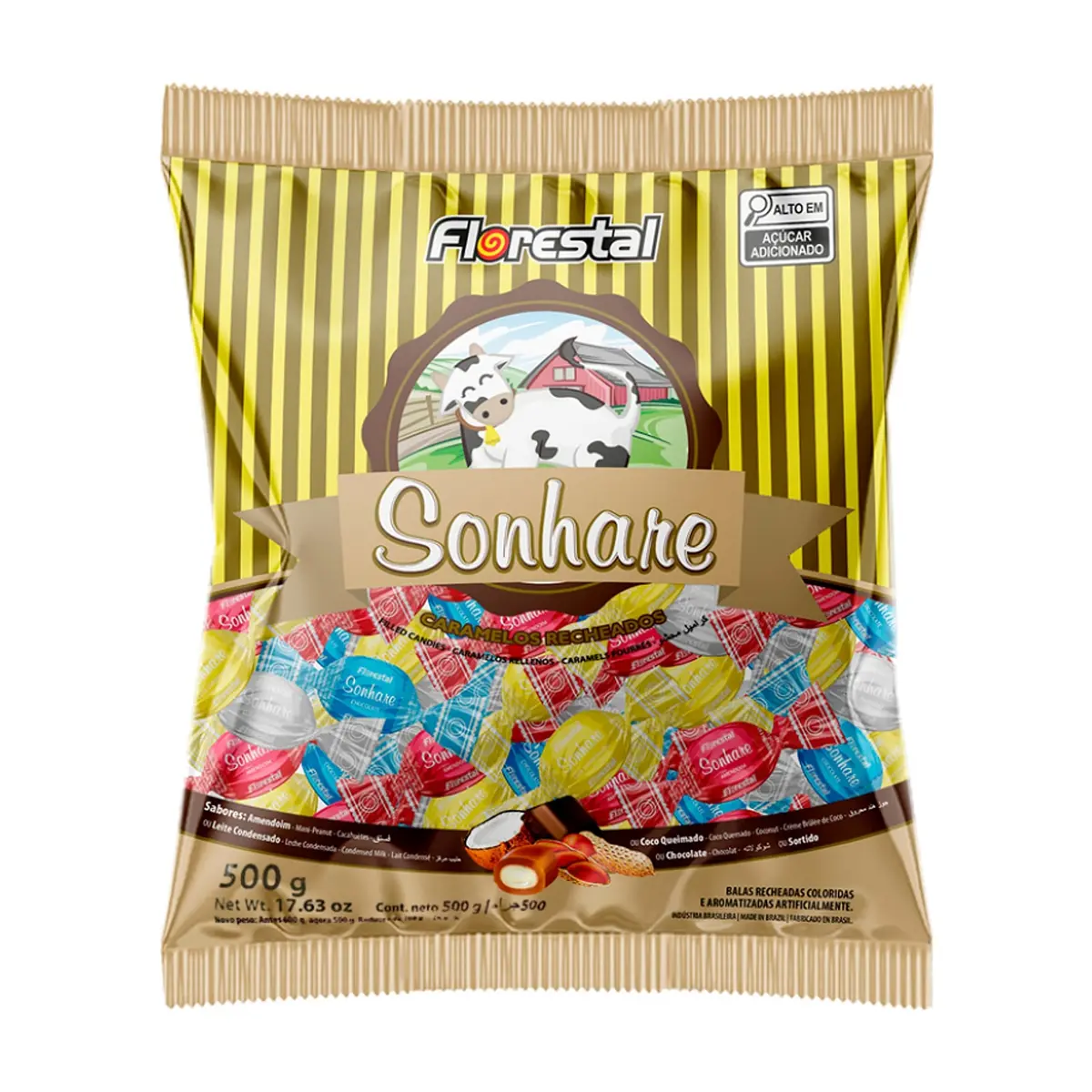 Paquete de caramelo con relleno Florestal (500 g / 1.10 lb)