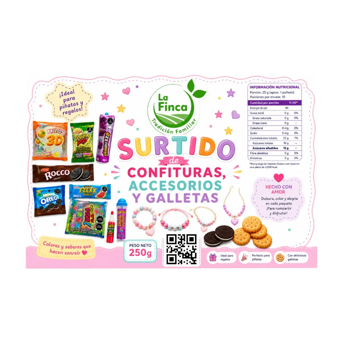Surtido de confituras, accesorios y galletas La Finca (250 g / 8.82 oz) - Thumbnail 2