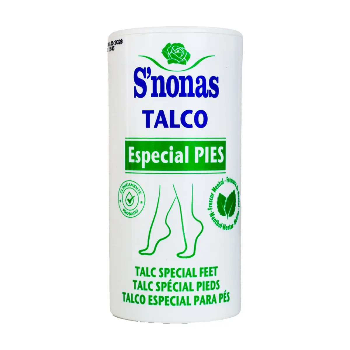 Talco especial para pies S'nonas (100 g / 3.52 oz)