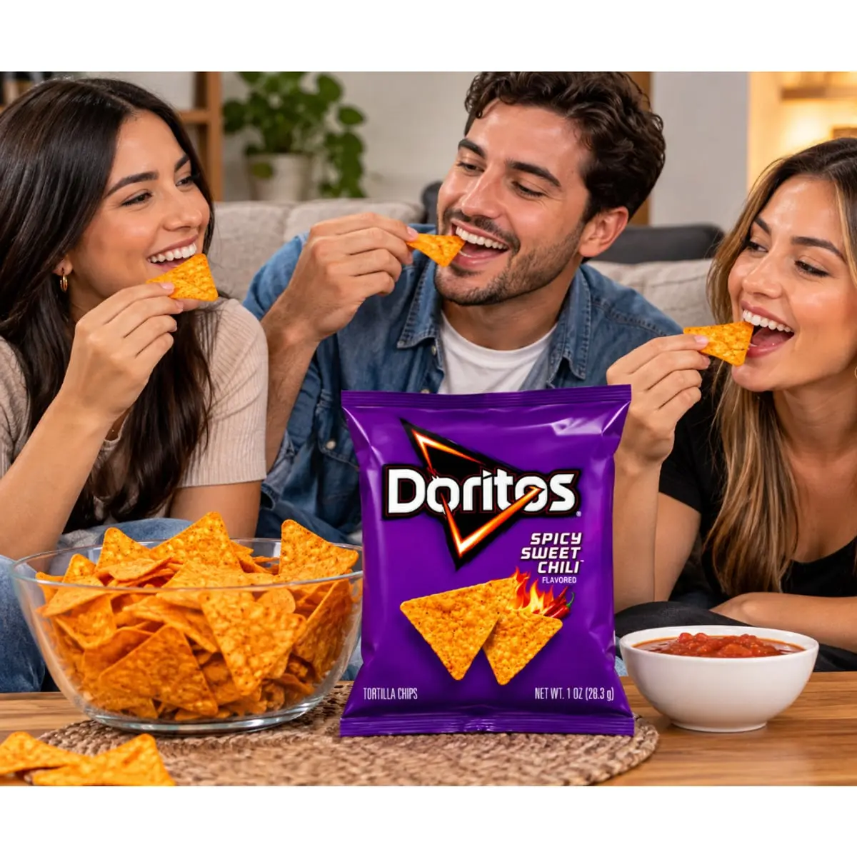 Aperitivos sabor chile picante dulce Doritos (28.3 g / 1 oz) - Thumbnail 4