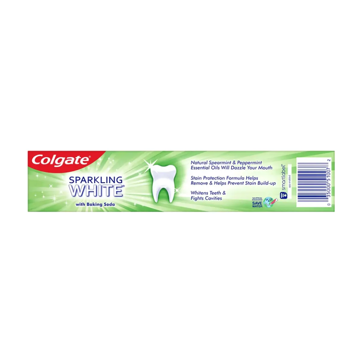 Pasta dental sabor menta zing Sparkling White Colgate (70 g / 2.46 oz) - Thumbnail 2
