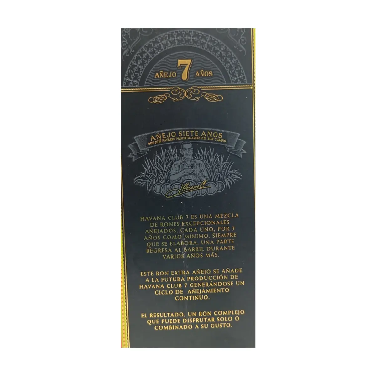 Botella de ron Añejo 7 Años 40 % vol Havana Club (700 ml) - Thumbnail 3