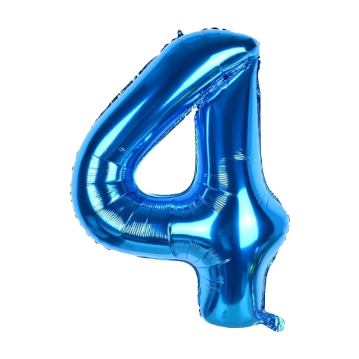 Globo azul número 4 Balloon (16 pulgadas)