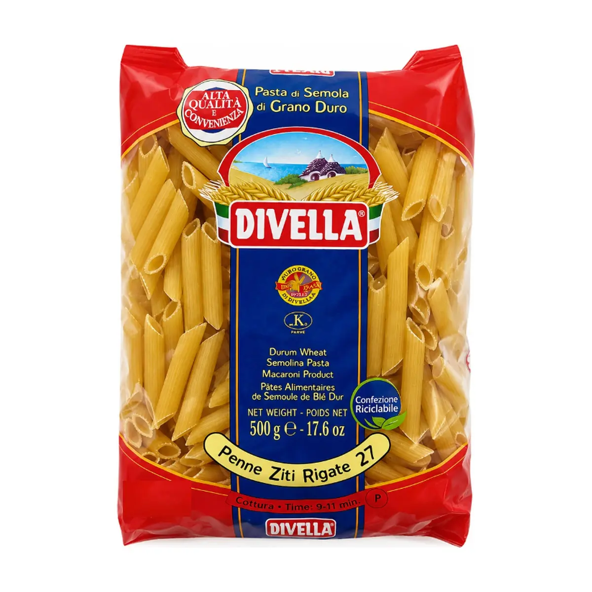 Pasta Penne Divella (500 g / 1.1 lb)