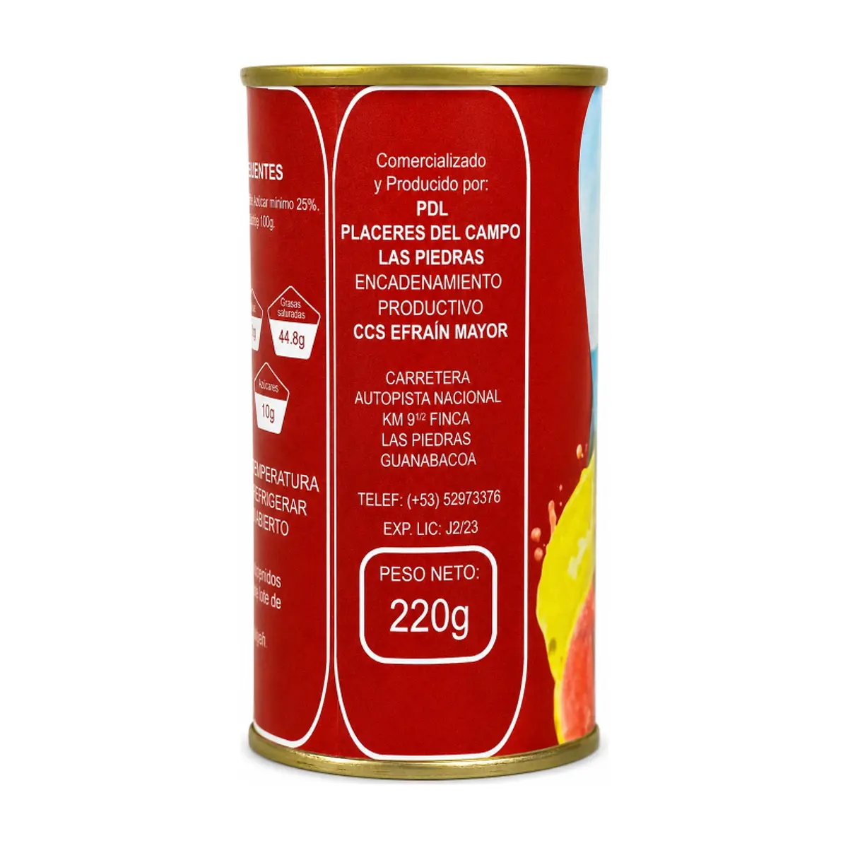 Compota de guayaba Placeres del Campo (220 g / 7.76 oz) - Miniatura 3