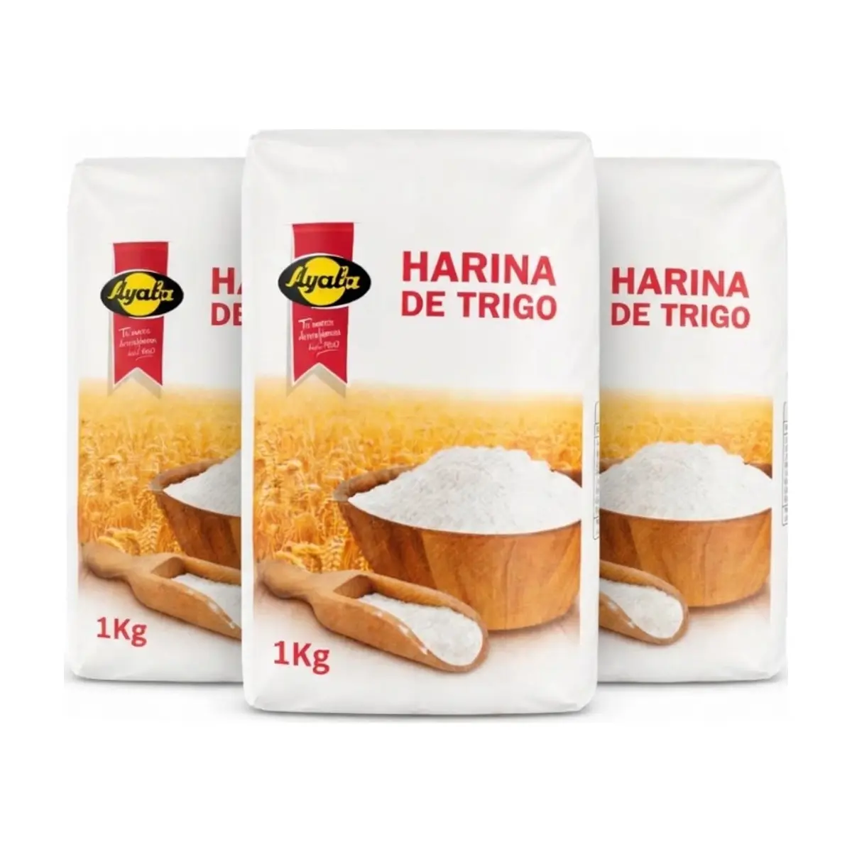 Harina de trigo Ayala (3 x 1 kg / 2.2 lb) - Imagen 1