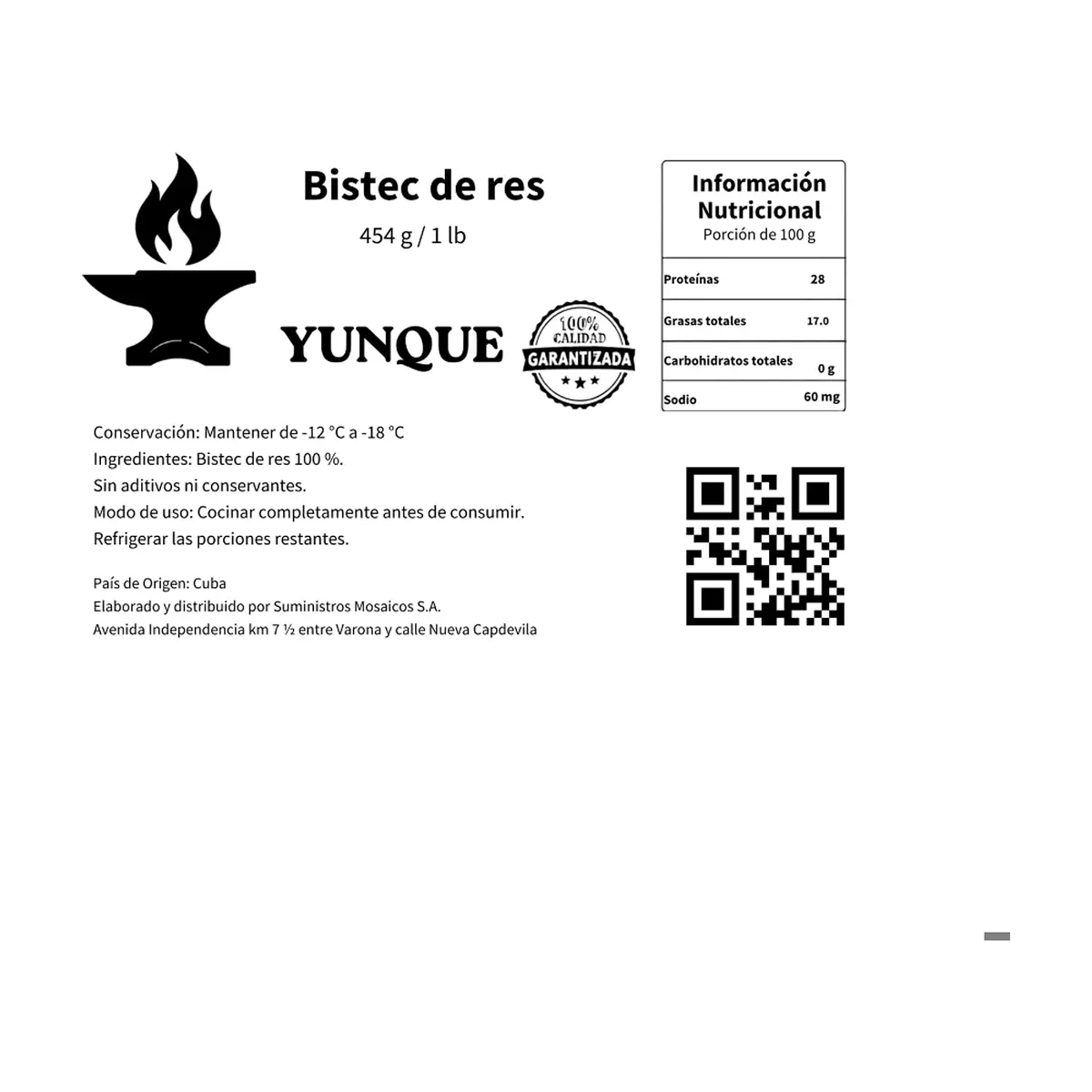 Bistec de res Yunque (454 g / 1 lb) - Thumbnail 3