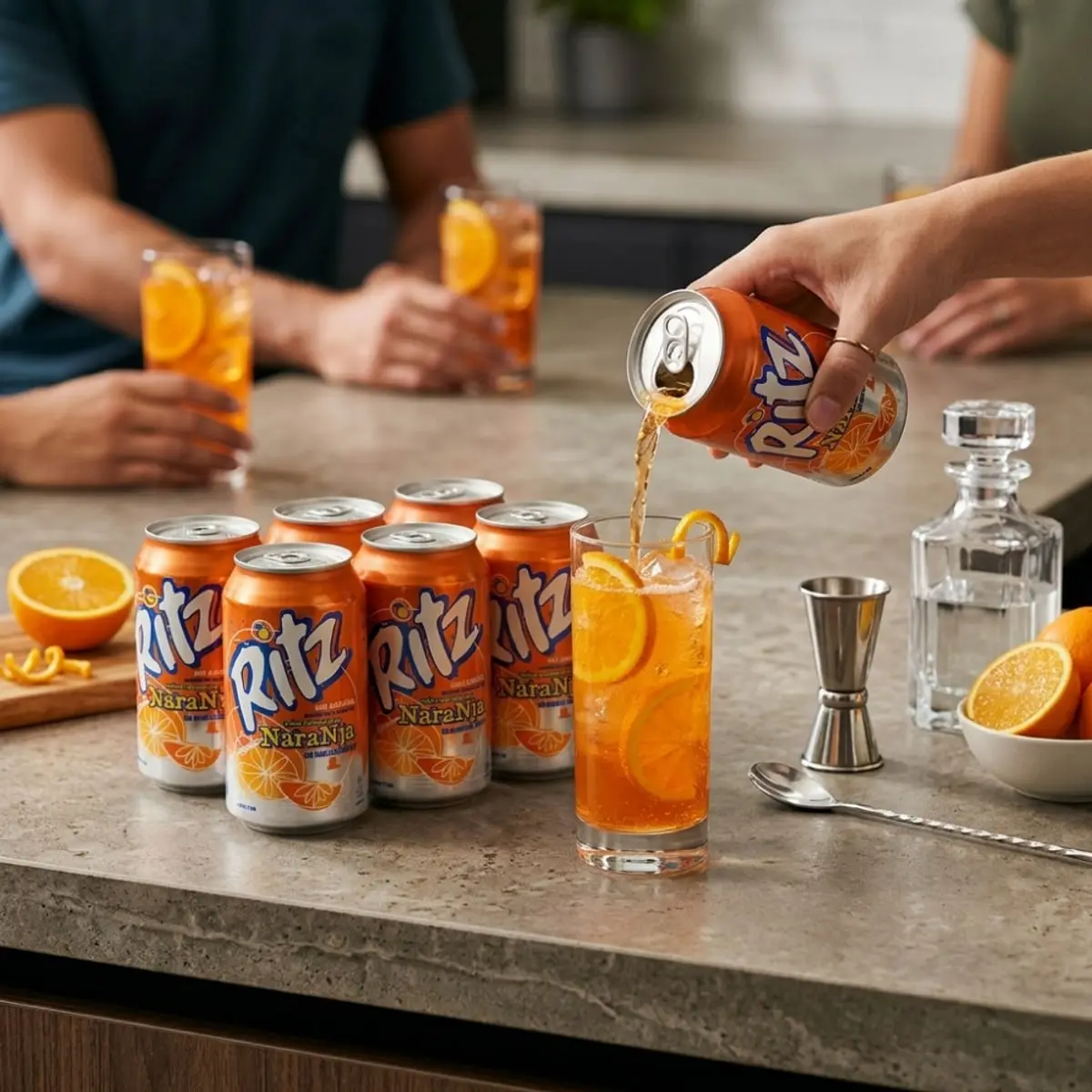 Refresco gaseado sabor naranja Ritz (6 x 355 ml / 12 oz) - Thumbnail 4
