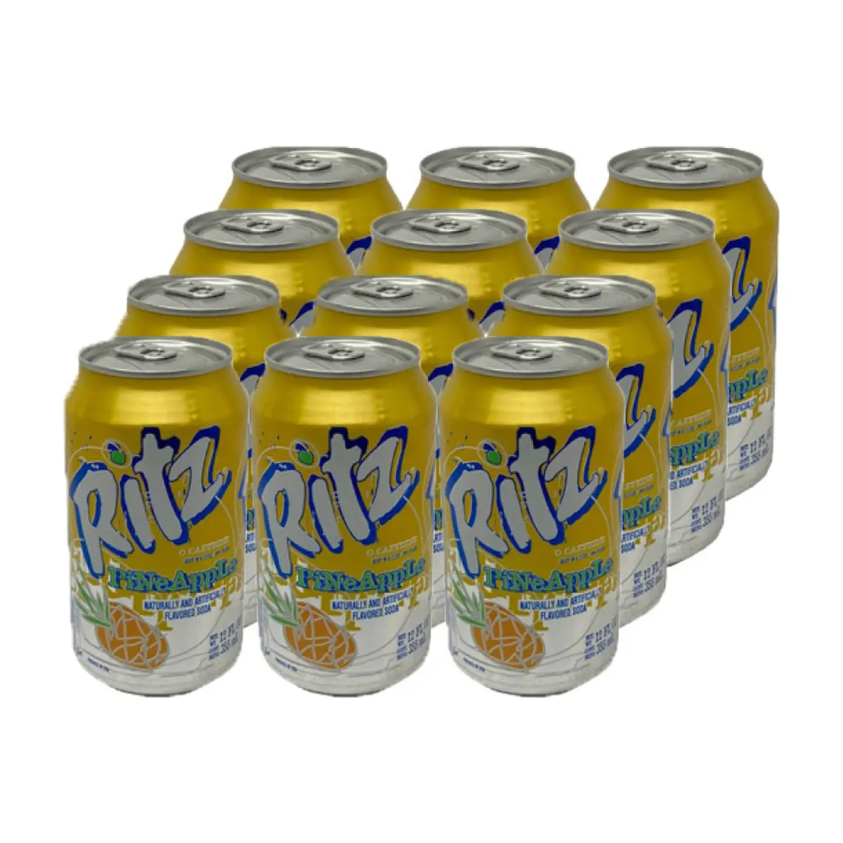 Refresco con sabor piña Ritz (12 x 355 ml)