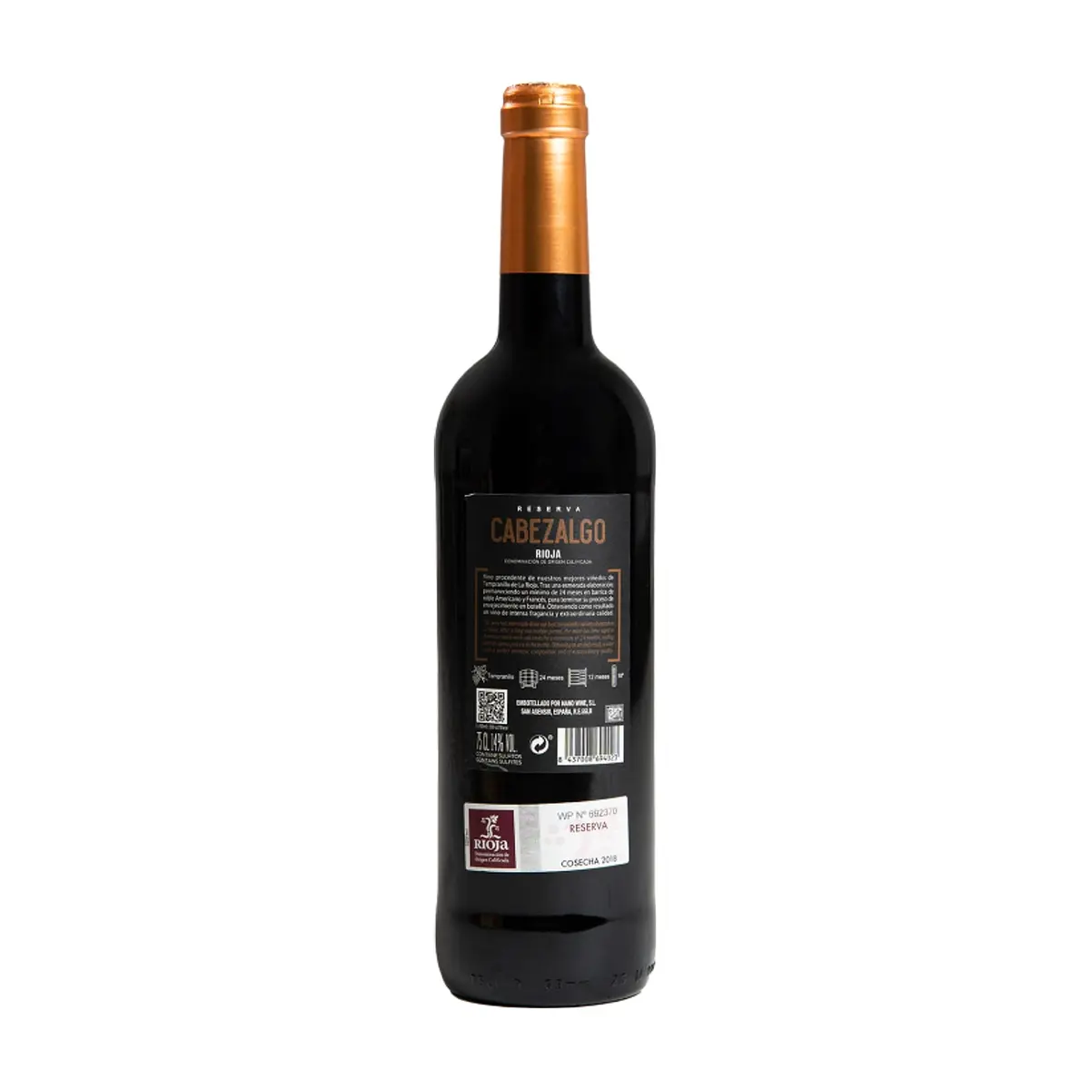 Vino tinto Rioja Reserva Cabezalgo (750 ml) - Thumbnail 3
