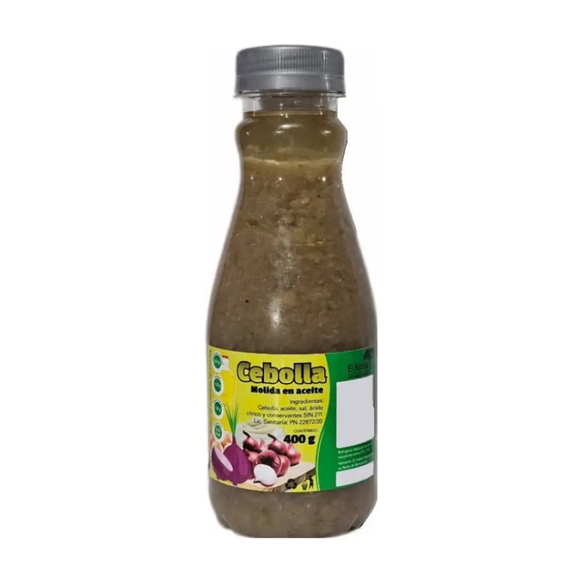 Cebolla molida con aceite El Roble (400 g / 14.10 oz) - Imagen 1